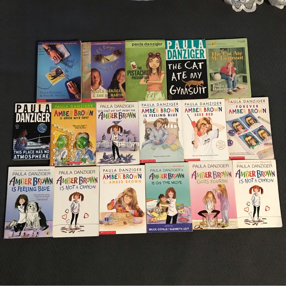 Vintage Paula Danziger Large Collection Cat Ate My Gymsuit Amber Brown Books